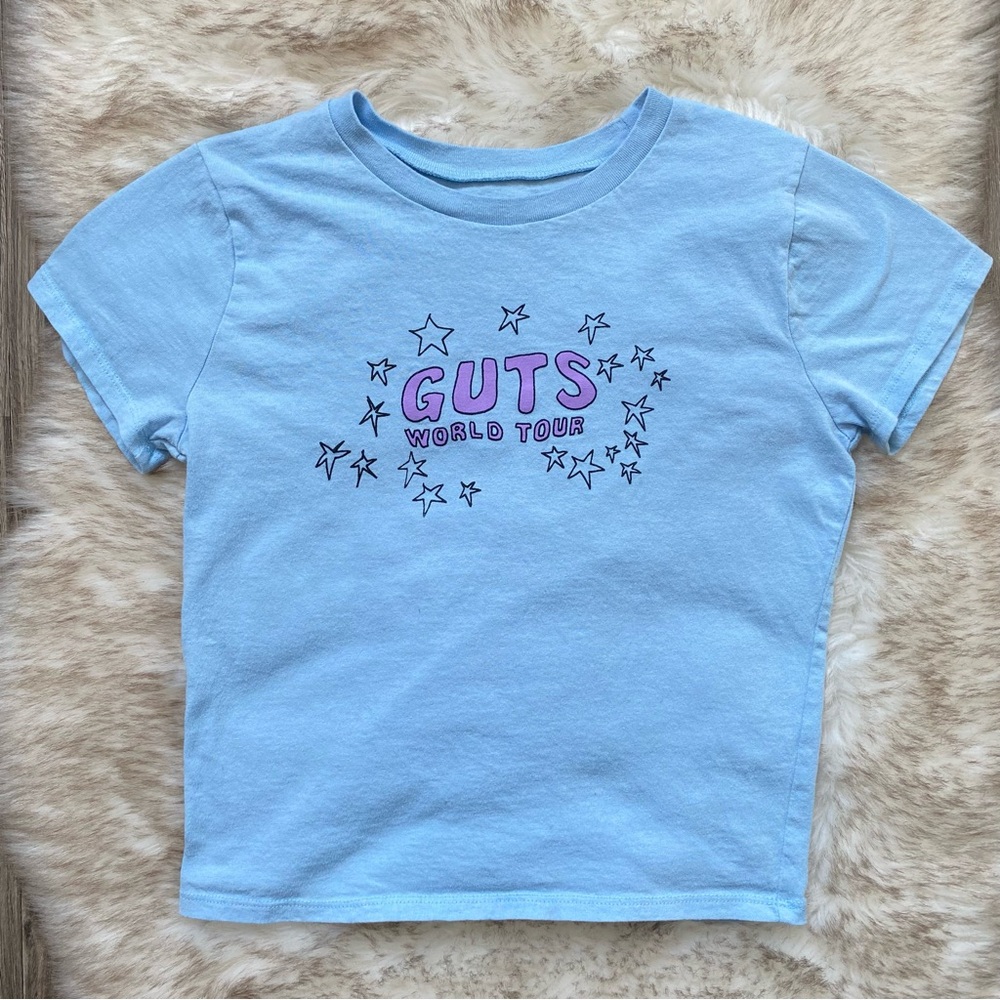 Olivia Rodrigo Guts World Tour Concert Baby Tee Tshirt